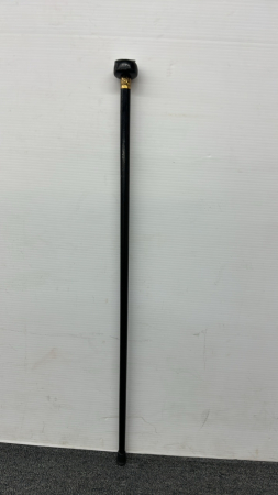 32" Walking Stick with Brass Trim