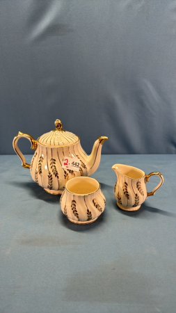 Sadler Tea Set with Teapot & Cream & Sugar
