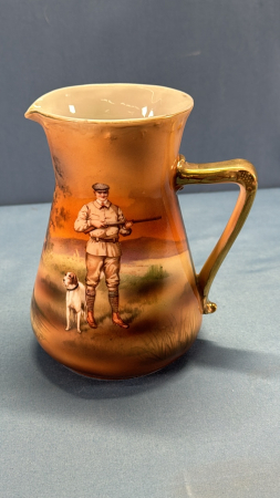 Royal Bayreuth 6" Pitcher with Hunt Scene