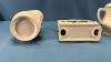 Cream & Sugar & Matching Napkin Holder Set - 5
