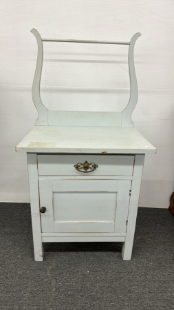 Painted Wash Stand with Harp