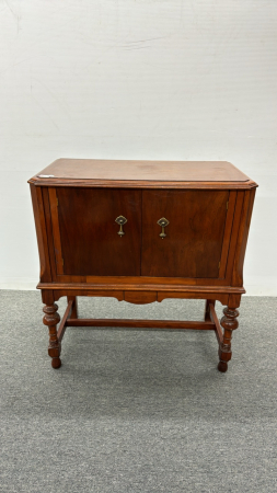 Storage Cupboard Made from Old Radio Cabinet