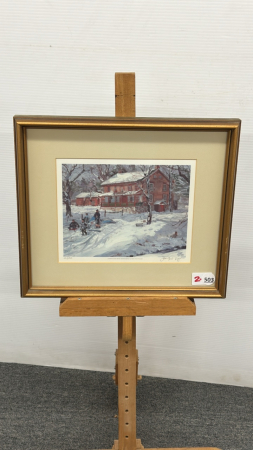 Peter Snyder "Farm House Near Heidelburg" Print