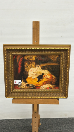 Cat Print on Canvas