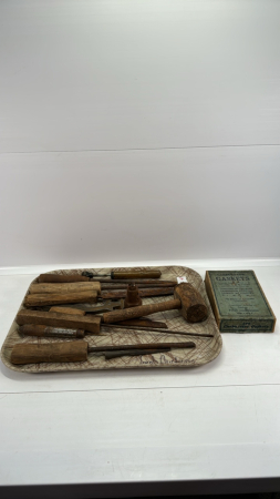 Quantity of Vintage Tools&Box of Vintage Gaskets