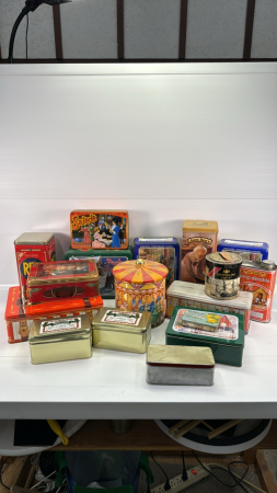 Quantity of Newer Collectable Tins