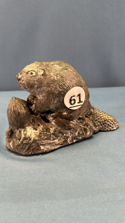 Wolf Original Beaver Sculpture