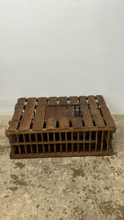 Wooden Chicken Crate