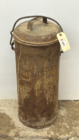 Rusty Cream Can