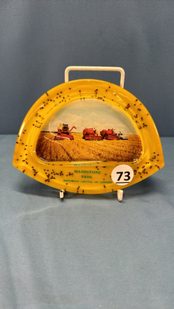 Combine Scene on Glass Paper Weight