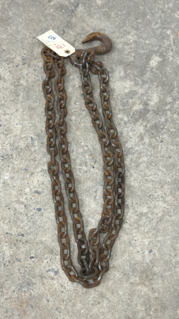 8ft Chain with Grab & Slip Hook