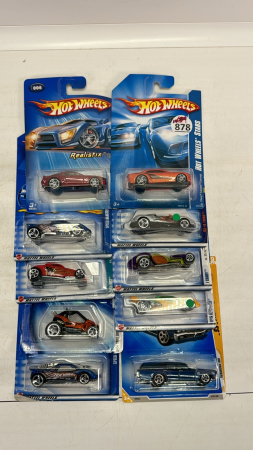 (10) Hot Wheels on Original Cards