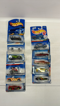 (11) Hot Wheels on Original Cards