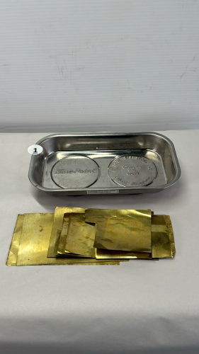 Blue Point Magnetic Tray & Brass Sheet Stock