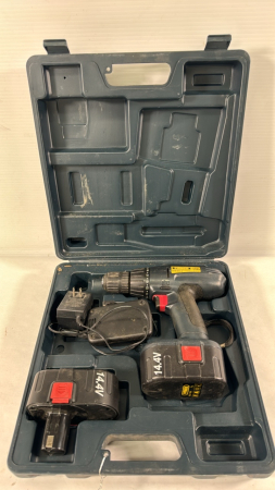 Trade Master 14.4V Cordless Drill in Plastic Case