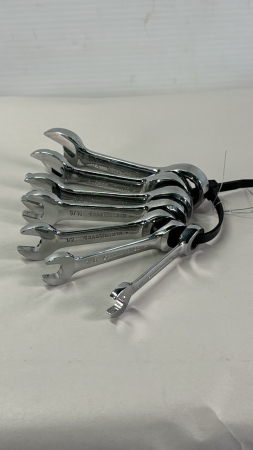 7 Piece SAE Stubby Gear Wrench Set