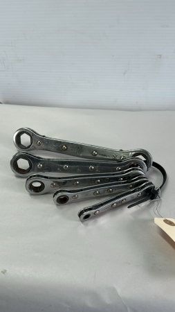 5 Piece SAE Gear Wrench Set