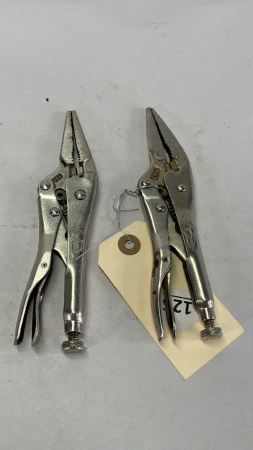 (2) Vise Grip 6" Needle Nose Pliers
