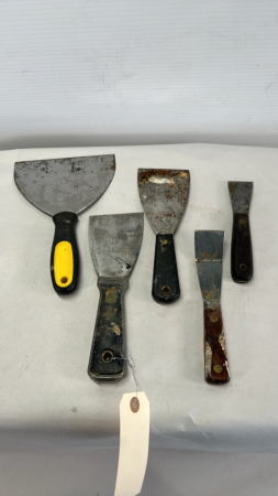 (5) Assorted Scraper Blades