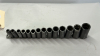 Snap-On 3/8" Drive Metric Deep 6 point Sockets - 2