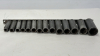 Snap-On 3/8" Drive Metric Deep 6 point Sockets - 5