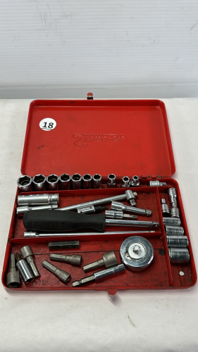 Mostly Snap-On 1/4" Drive Metric Socket Set