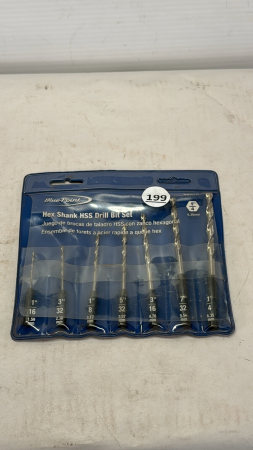 Blue Point Hex Shank HSS Drill Bit Set