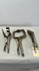(3) Pair Vice Grip Locking Pliers