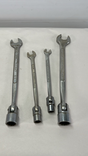 (4) Truecraft Combination Open End & Socket Wrench