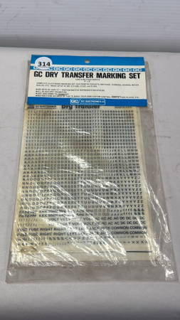 Dry Transfer Marking Set