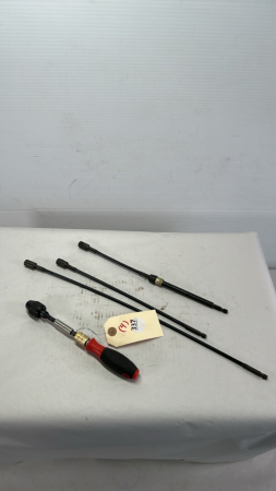 5 Piece 1/4" Drive with Flexible Extensions