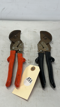(2) Pairs of Tin Snips