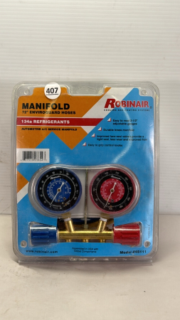 Robinair 134A Refridgerant gauges and Hoses