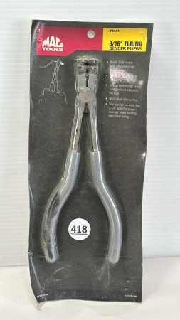Mac 3/16" Tubing Bending Pliers