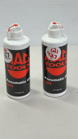 (2) Mac Tool Pneumatic Oil Bottles