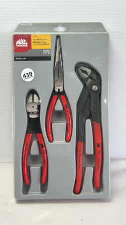 Mac Tools 3 Piece Universal Plier Set