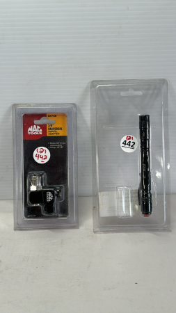 Mac Flashlight & Mac 3/8" Universal Swivel Adaptor