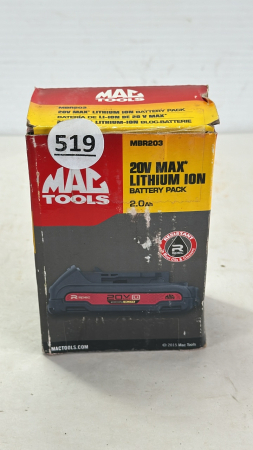 Mac 20V Lithium Ion Battery