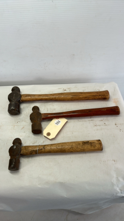 (3) Ball Pean Hammers