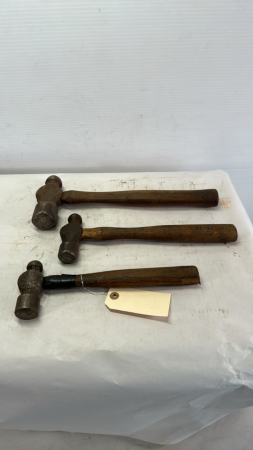 (3) Ball Pean Hammers