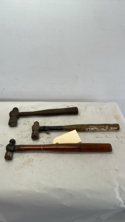 (3) Smaller Ball Pean Hammers