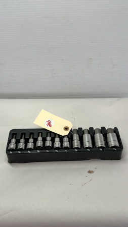 11 Piece Ultra Pro 1/2" Drive SAE Hex Socket Set