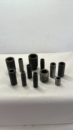 Assortment of 1/2" Drive Sockets