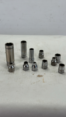 Snap-On 3/8" Drive 6 Point SAE Sockets