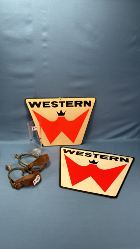 Spurs, Stacey Bros. Mitchell, Water Glass,
