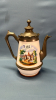 Enamel and Pewter Tea Pot - 4