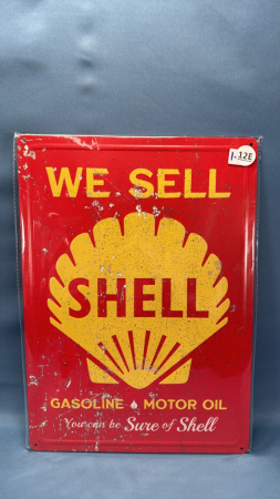 Repro Shell Tin Sign