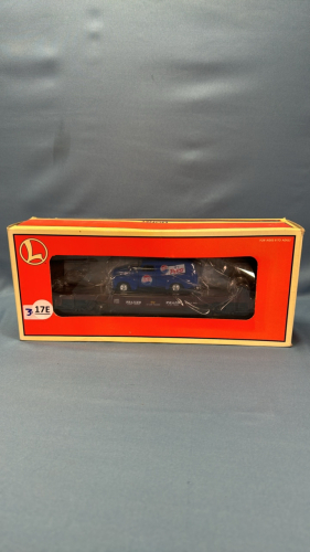 Lionel Flat Train Car with 1954 Pepsi Van
