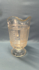 Pressed Glass Water Pitcher - 2