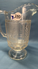 Pressed Glass Water Pitcher - 6